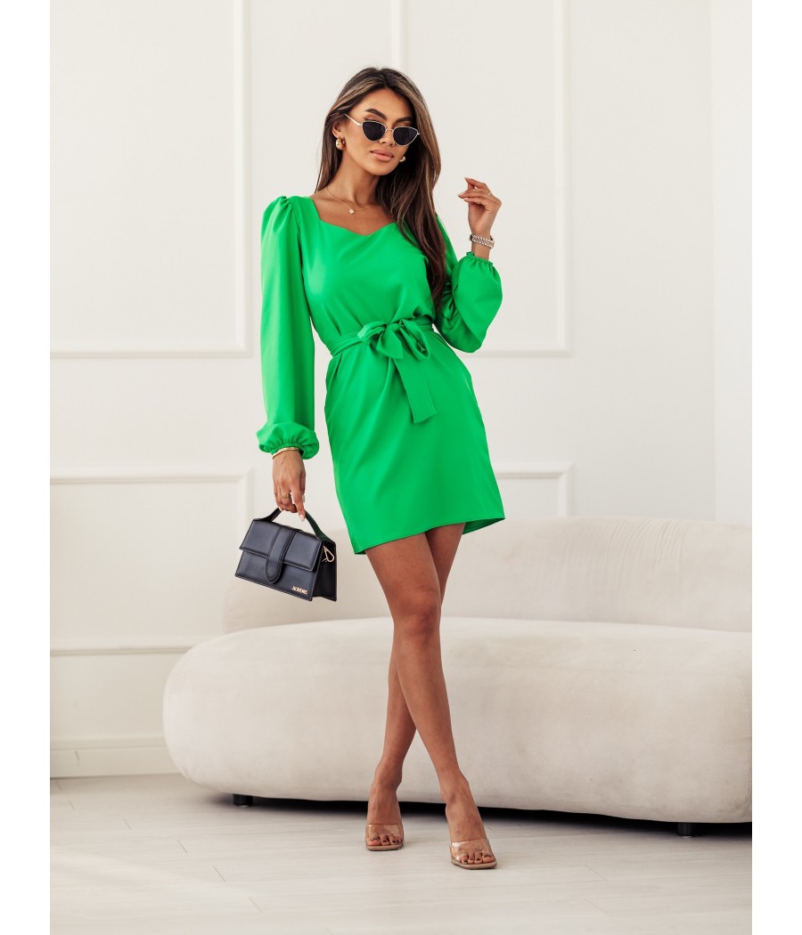 Zielona elegancka sukienka...